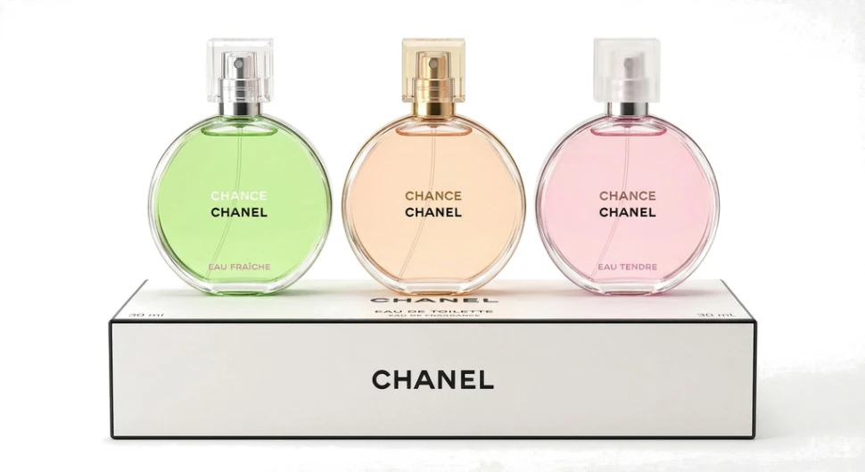 Подарочный набор Chanel 3x30ml EDT — купить оригинал за 6 825 руб